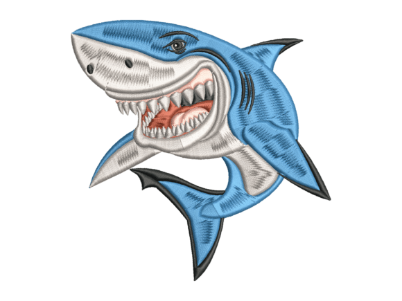Aggressive Shark Embroidery Review