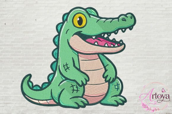 Crocodile Machine Embroidery Design Review