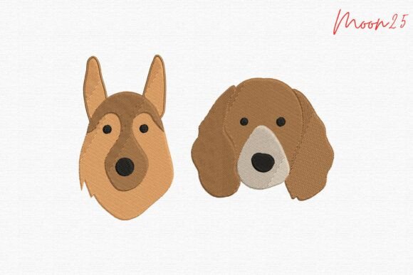 Cute Dog Face Embroidery Review