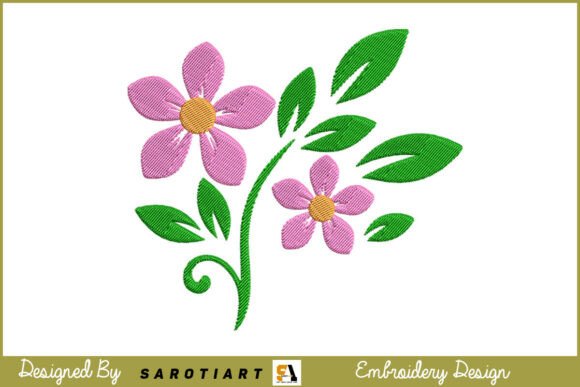 Flowers Embroidery Design T-shirt Review