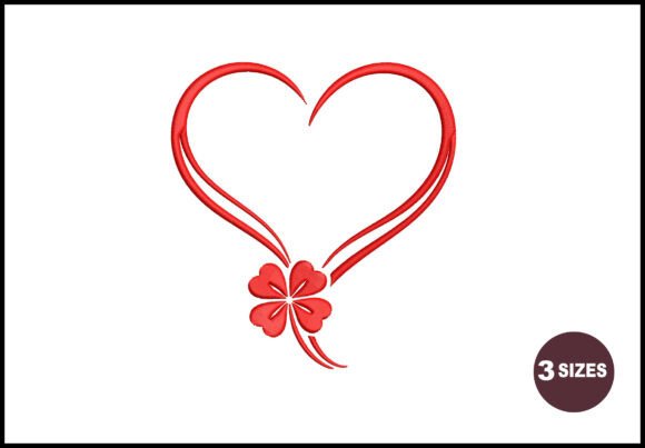Heart with Flower Embroidery Design Review