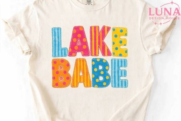 Lake Babe Faux Embroidery PNG Clipart Review