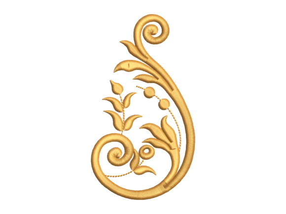 Ottoman Scroll Leaf Ornament Embroidery Review
