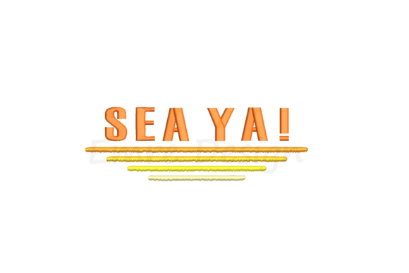 Sea Ya Embroidery, Summer Design Review
